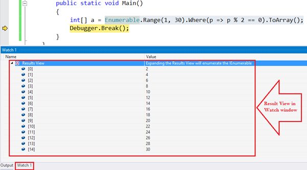 debugging my lambda expressions